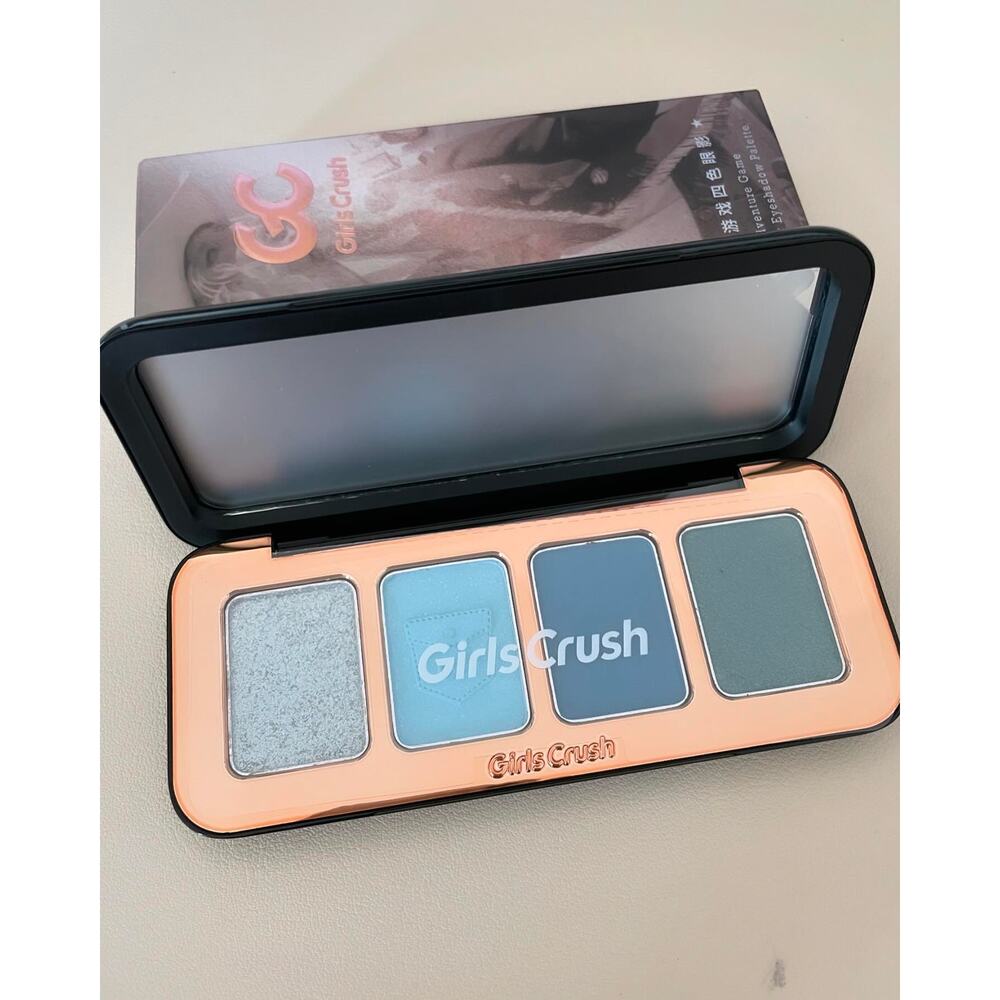 Girls Crush Cbeauty Adventure Game 4 pan eyeshadow palette #04 Tannin Trap